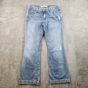 Vintage 90's GAP Jeans Women's Size 8 Long And Lean Low Rise Wide Leg Flare Y2K